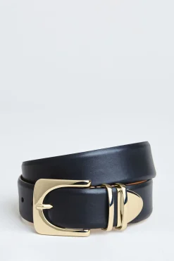 Elie Tahari Fragrance|Gloves-Cali Belt Black-Gold
