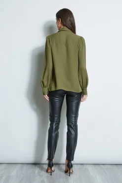 Elie Tahari Tops & Sweaters-Chain Collar Shirt THYME