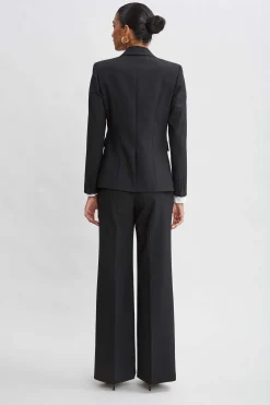 Elie Tahari Jackets & Blazers|Suiting-Double Breasted Blazer BLACK