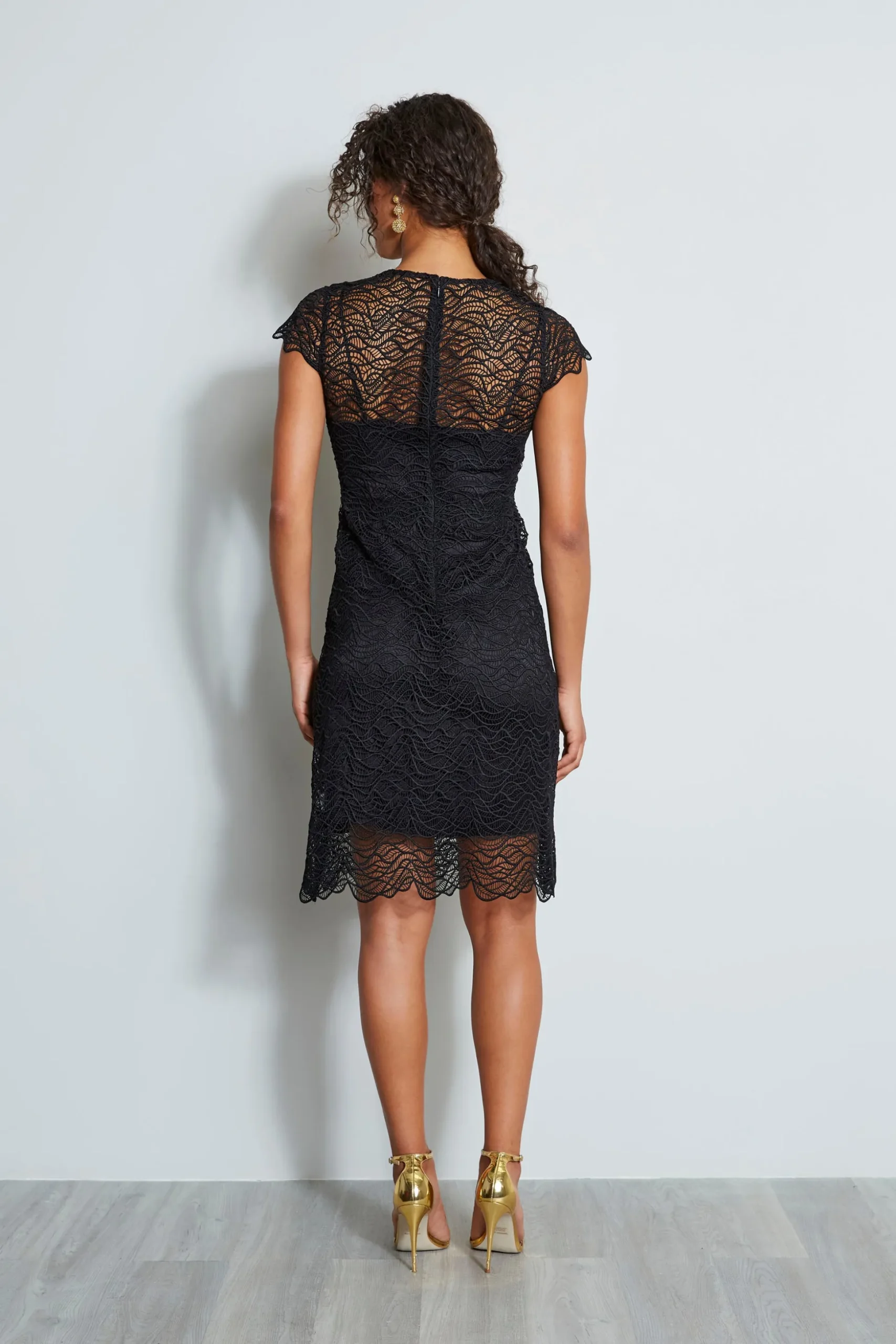 Elie Tahari Dresses & Jumpsuits|Short Sleeve Dresses-Elissa Dress Black