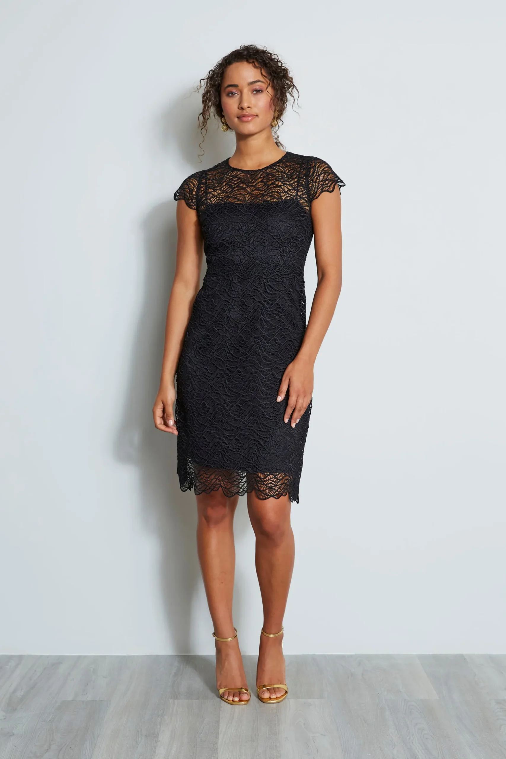 Elie Tahari Dresses & Jumpsuits|Short Sleeve Dresses-Elissa Dress Black