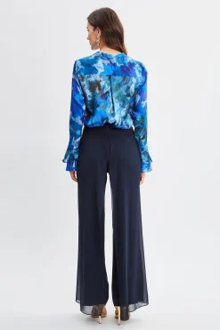 Elie Tahari Tops & Sweaters-Etched Garden Printed Shirt MULTI