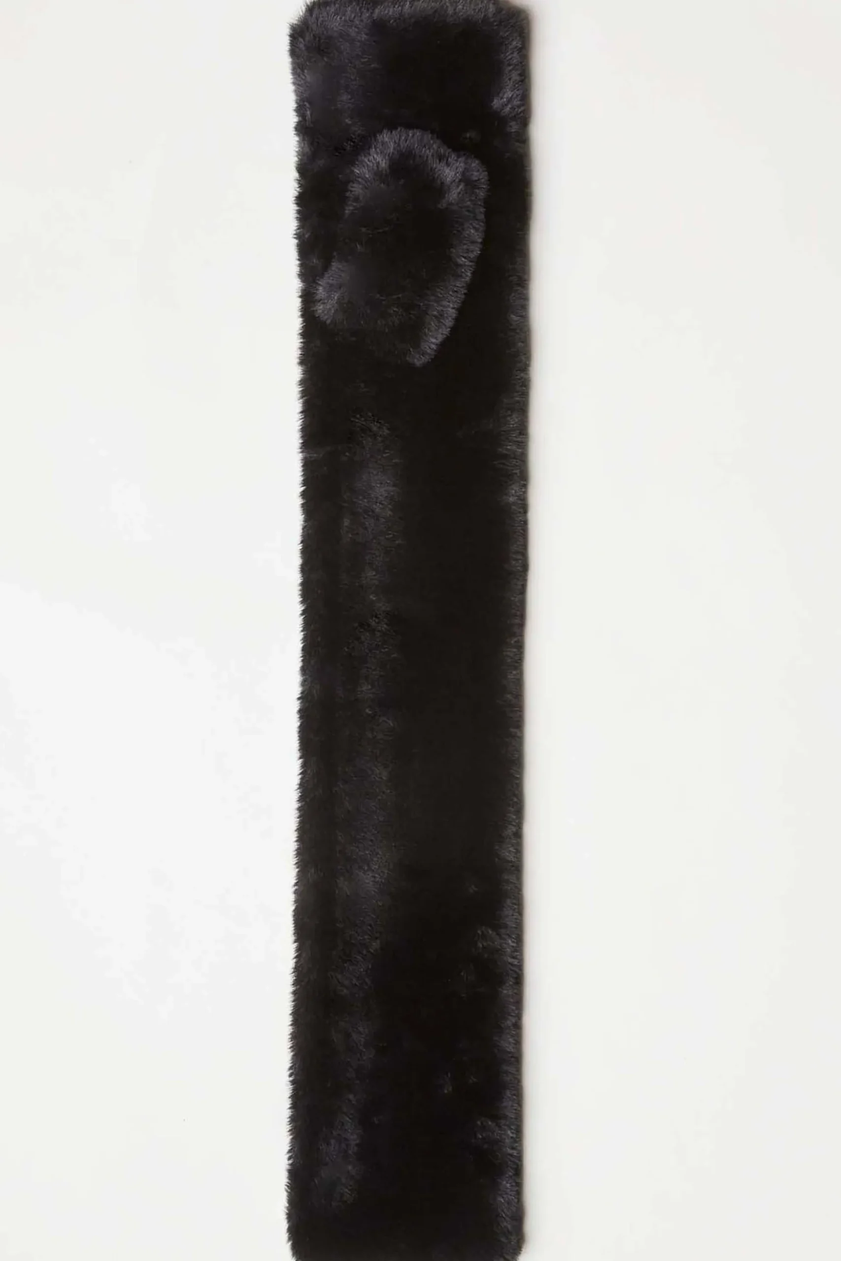 Elie Tahari Fragrance|Gloves-Faux Fur Pull Through Scarf BLACK