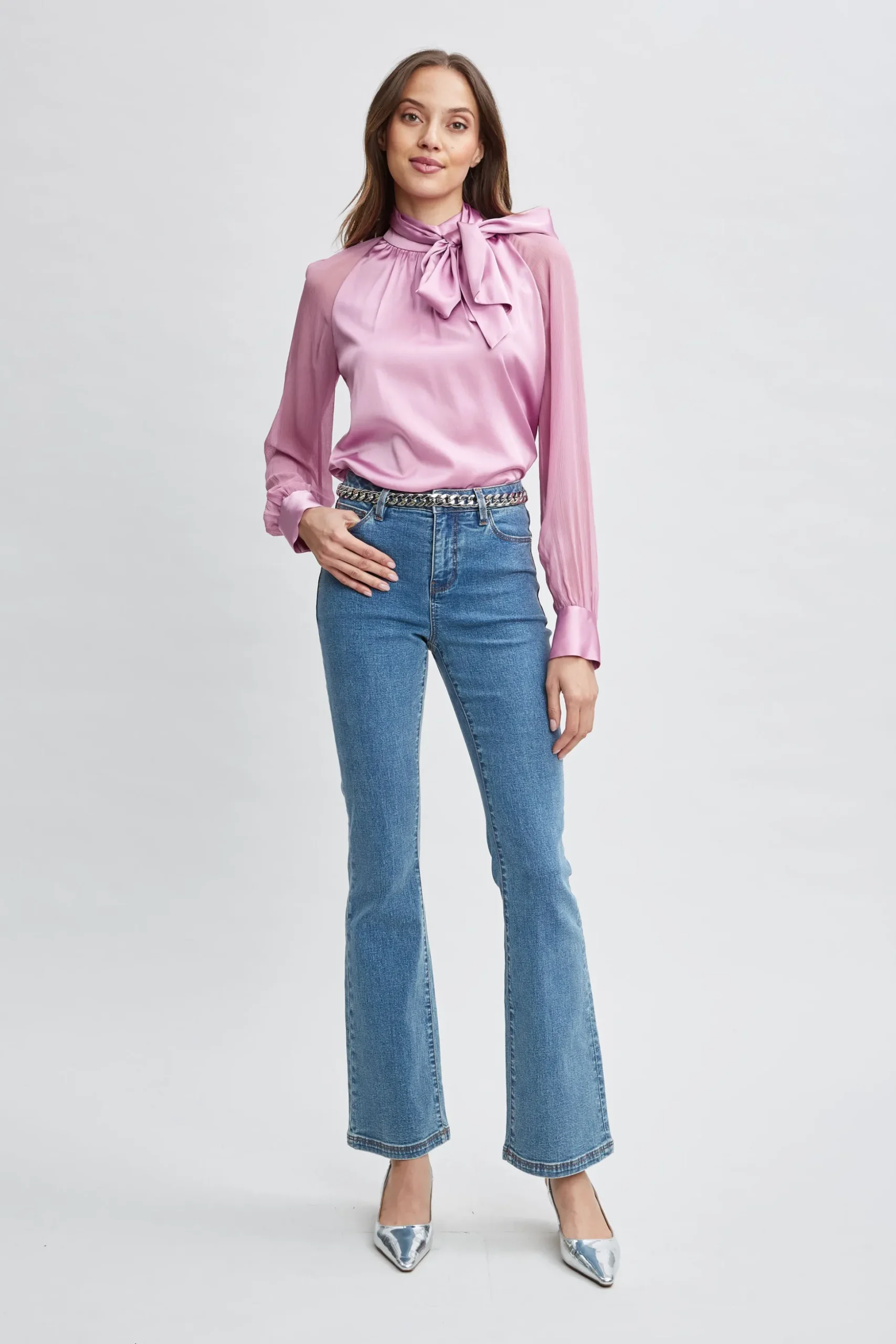 Elie Tahari Bottoms-Fit & Flare Jeans MEDIUMWASH