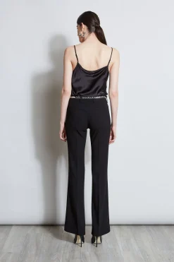 Elie Tahari Bottoms-Fit & Flare Pant BLACK