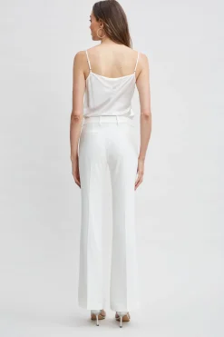 Elie Tahari Bottoms|Suiting-Fit & Flare Pant FOAM