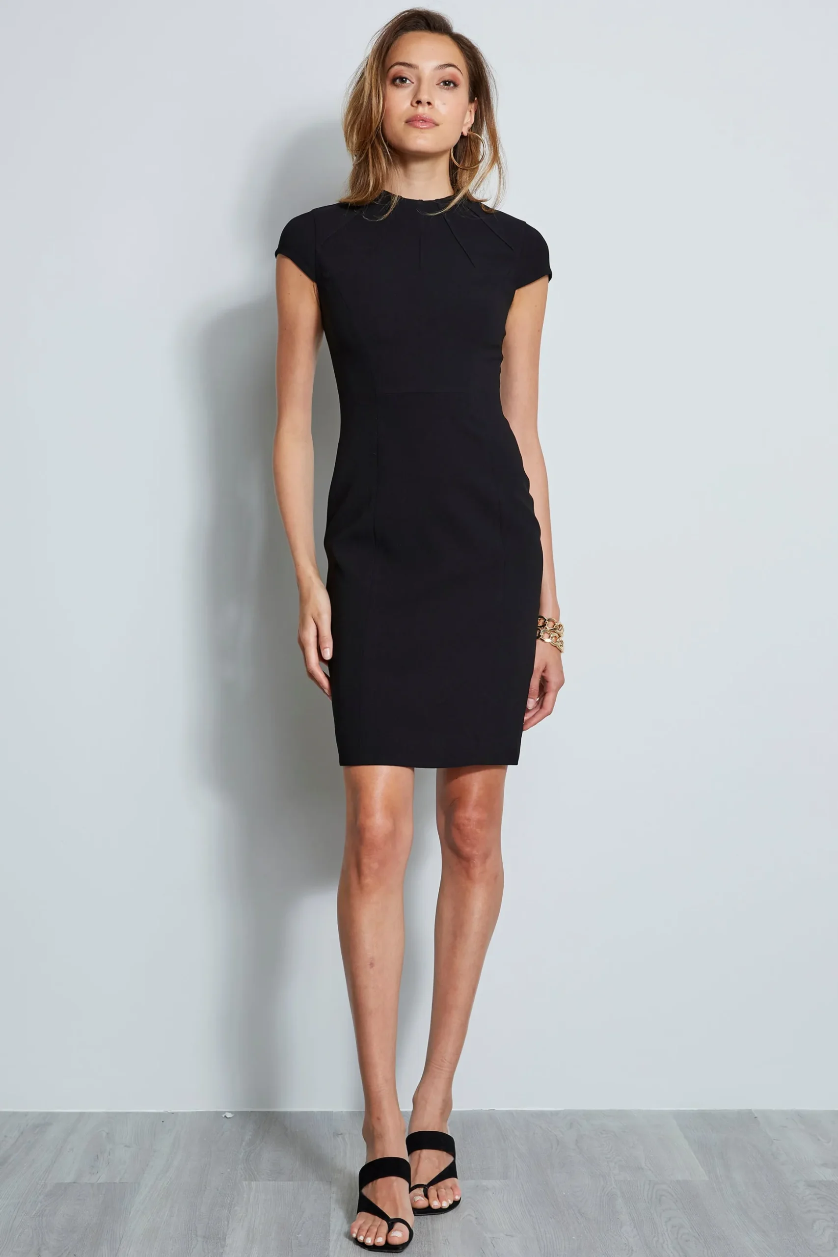Elie Tahari Dresses & Jumpsuits|Short Sleeve Dresses-Freida Dress Black
