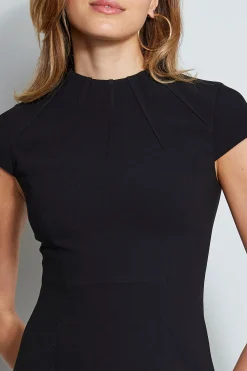 Elie Tahari Dresses & Jumpsuits|Short Sleeve Dresses-Freida Dress Black