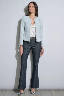 Elie Tahari Jackets & Blazers-Fringe Edge Tweed Jacket GABBYTWEED