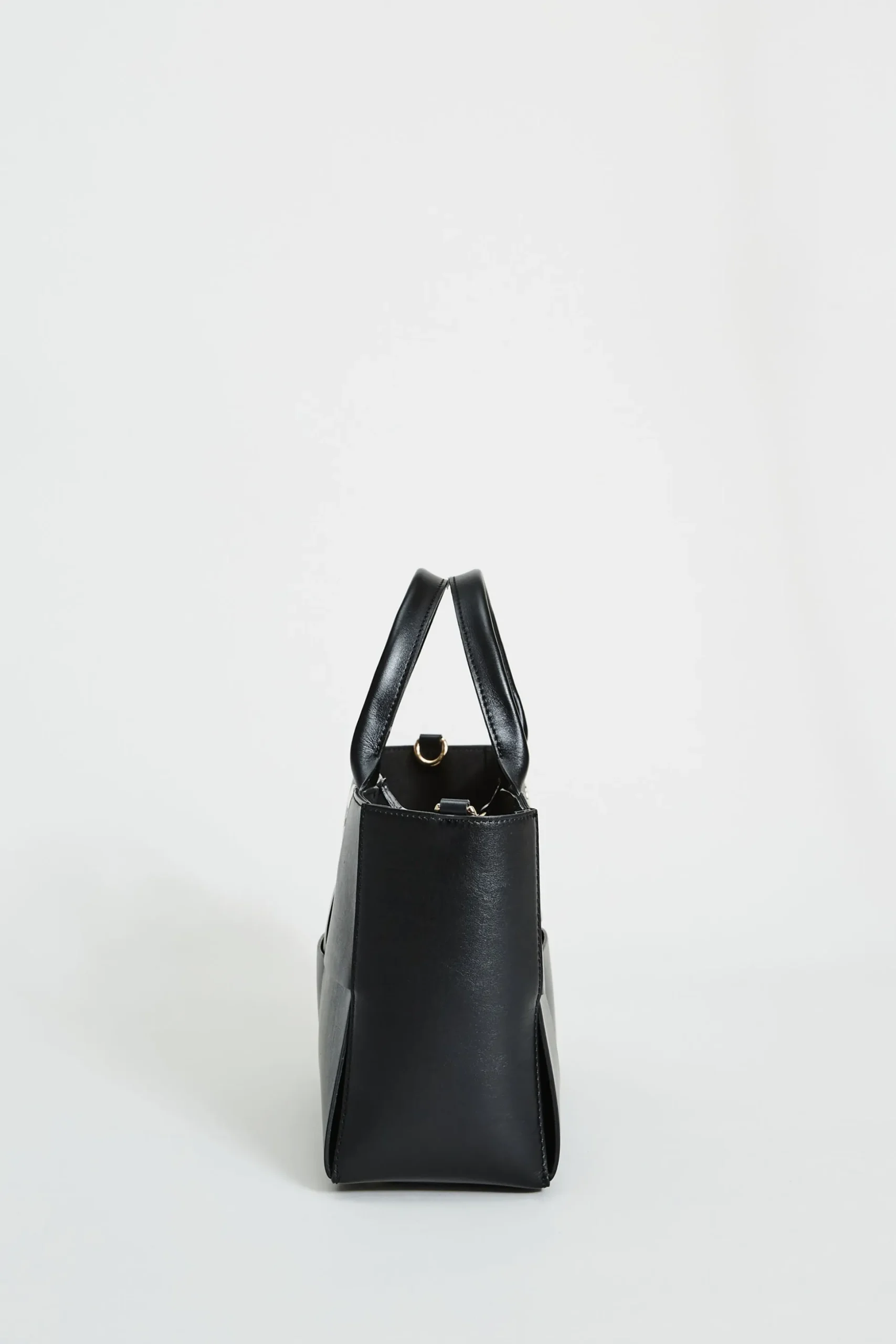 Elie Tahari Suiting|Fragrance-Leather Weave Handbag BLACK