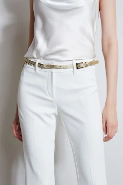 Elie Tahari Fragrance|Gloves-Metallic Chain Belt GoldMetallic