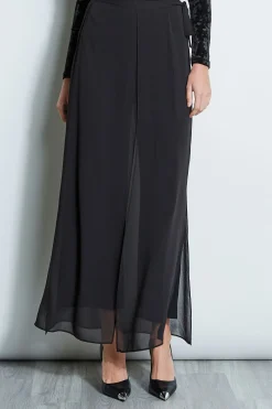 Elie Tahari Bottoms-Overlay Pant BLACK