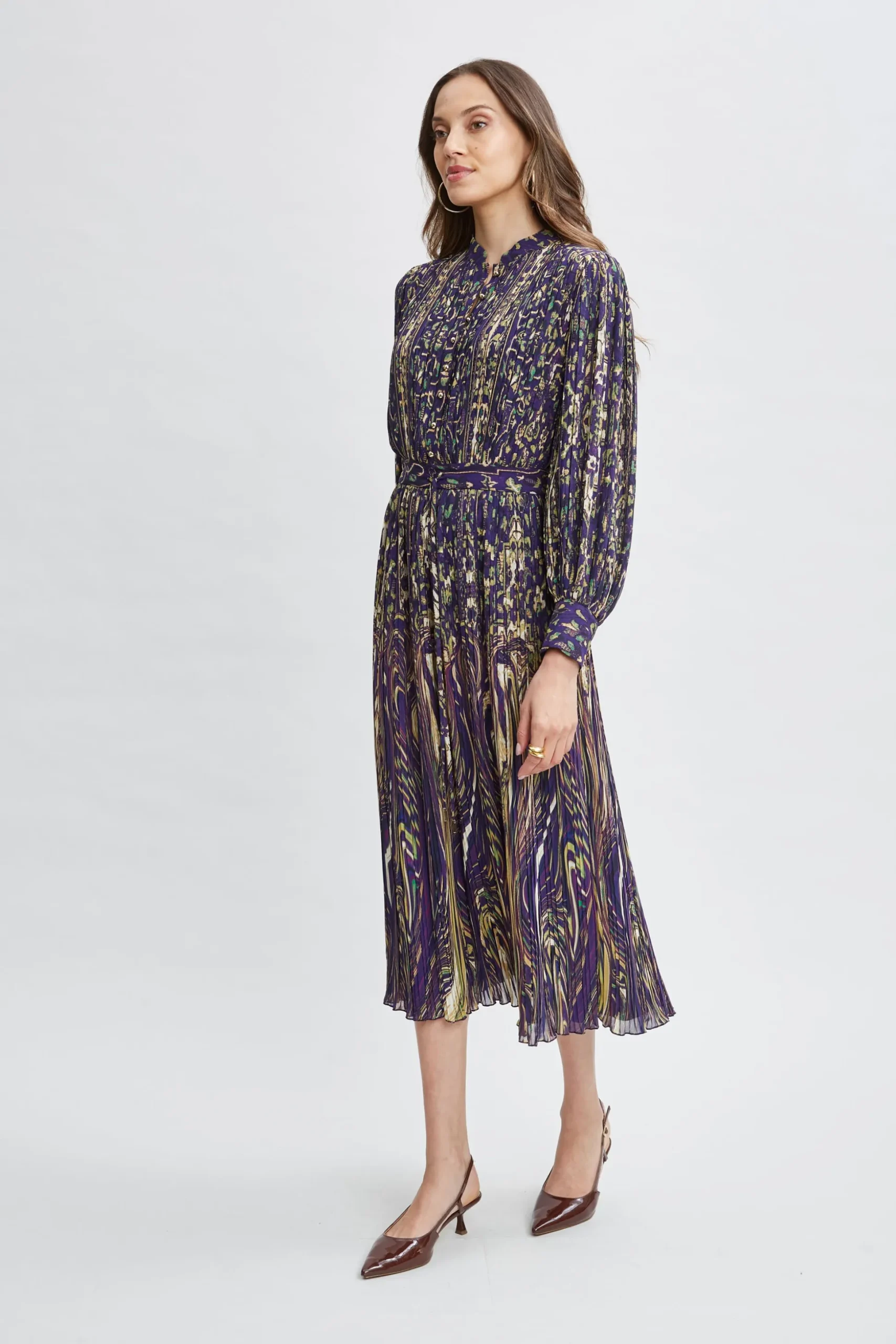 Elie Tahari Dresses & Jumpsuits-Paisley Midi Dress STERLINGPALACEPRINT
