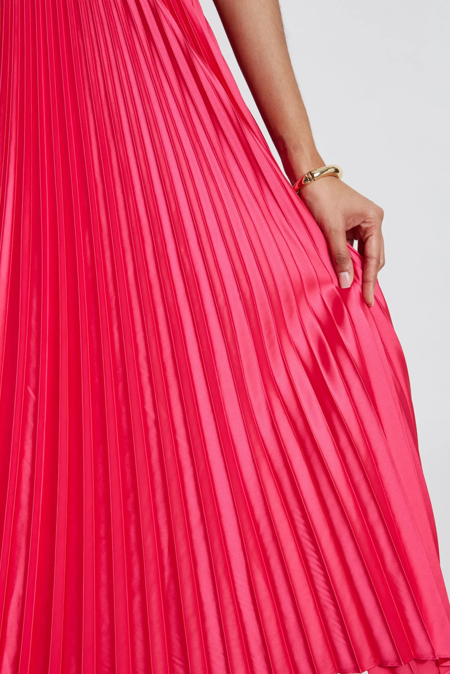 Elie Tahari Dresses & Jumpsuits|Midi Dresses-Pleated Midi Dress ISLANDPINK