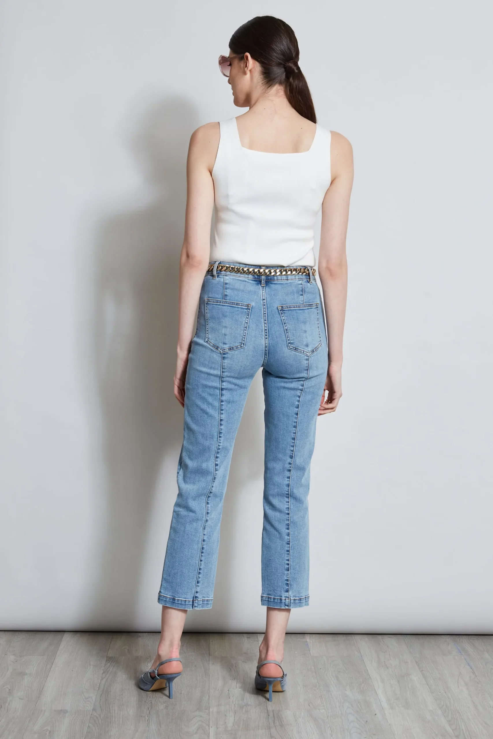 Elie Tahari Tops & Sweaters-Rib Detail Sweater Tank FOAM