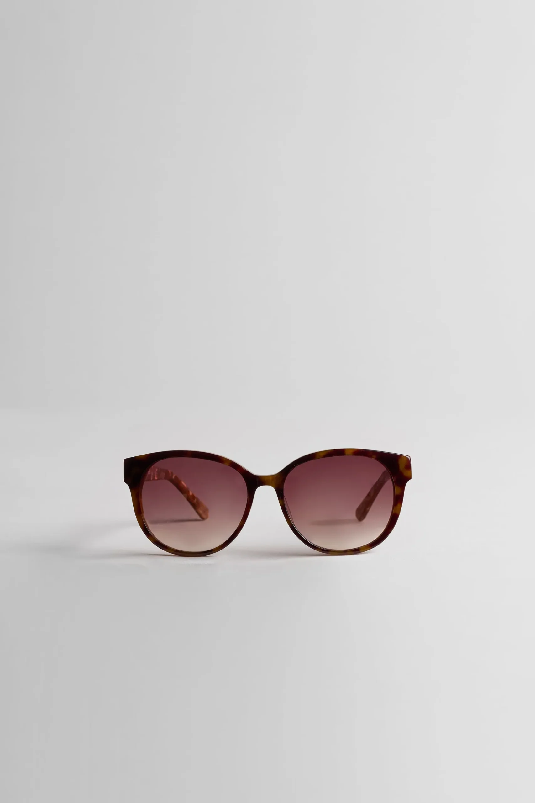Elie Tahari Fragrance|Gloves-Round Mirror Sunglasses TORTOISE
