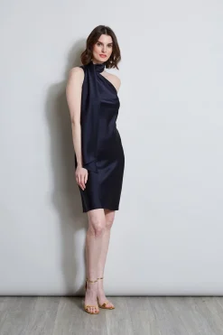 Elie Tahari Dresses & Jumpsuits|Short Dresses-Satin Scarf Dress STARGAZER
