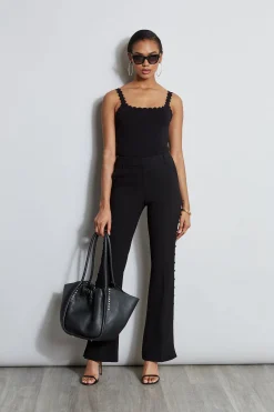 Elie Tahari Tops & Sweaters-Scallop Knit Tank NOIR