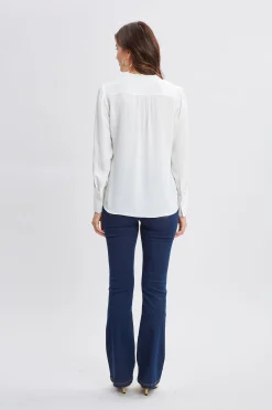 Elie Tahari Tops & Sweaters-Silk Chain Tassel Shirt FRESHPEARL