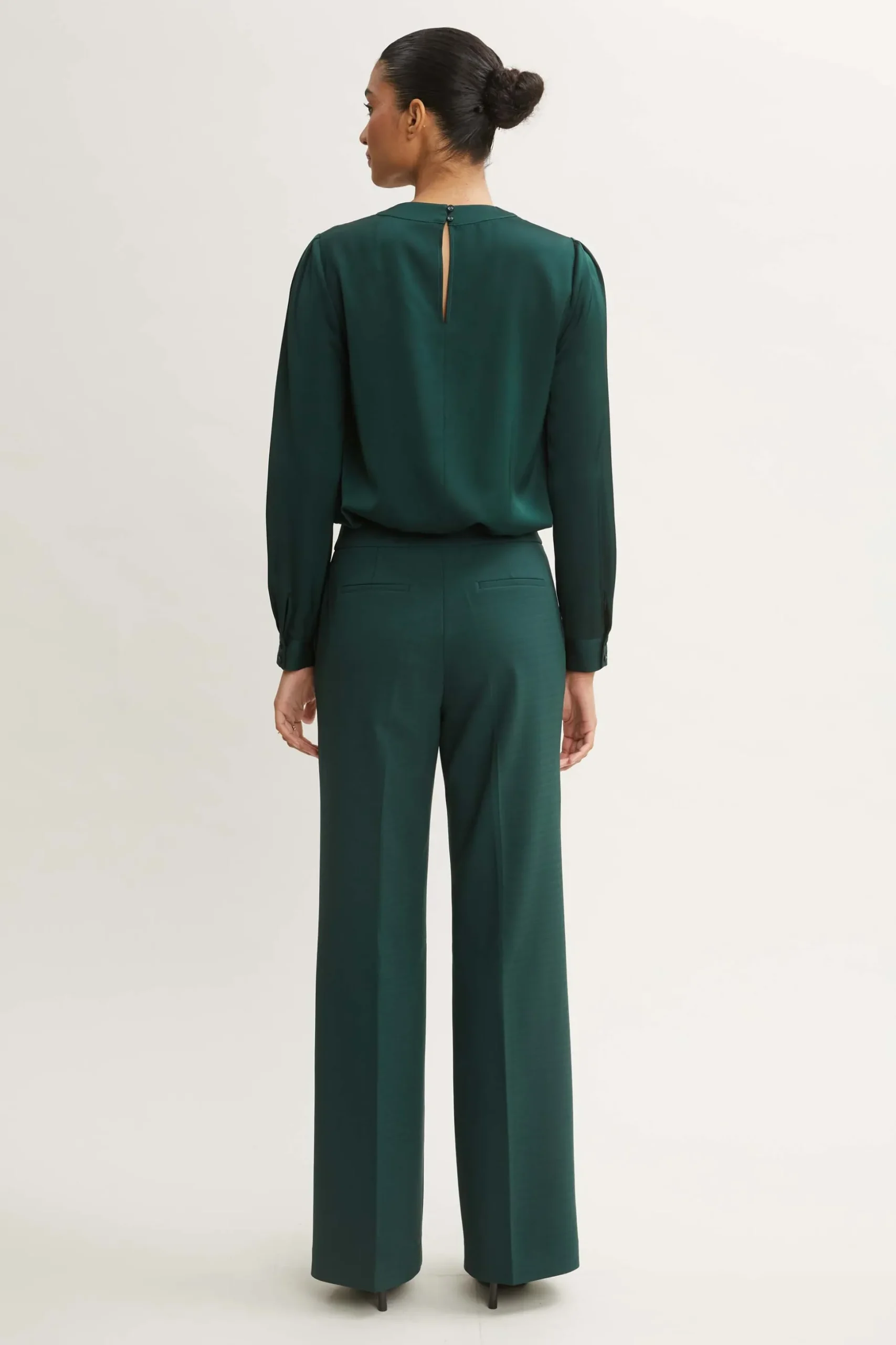 Elie Tahari Tops & Sweaters-Silk Keyhole Shirt JUNIPER