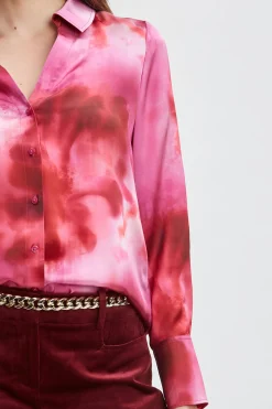 Elie Tahari Tops & Sweaters-Silk Venetian Glass Shirt MULTI