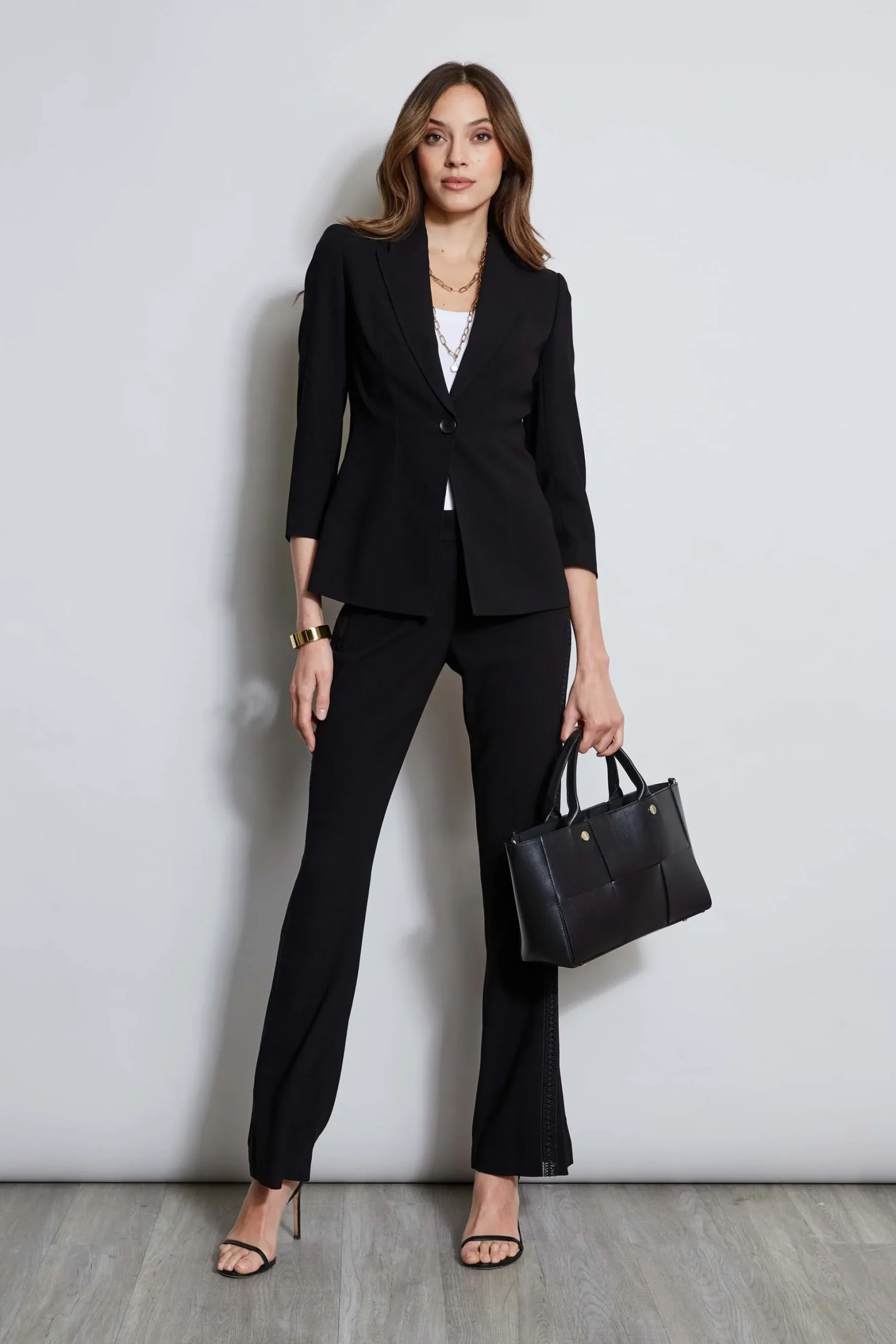 Elie Tahari Jackets & Blazers-Single Breasted Dart Blazer BLACK