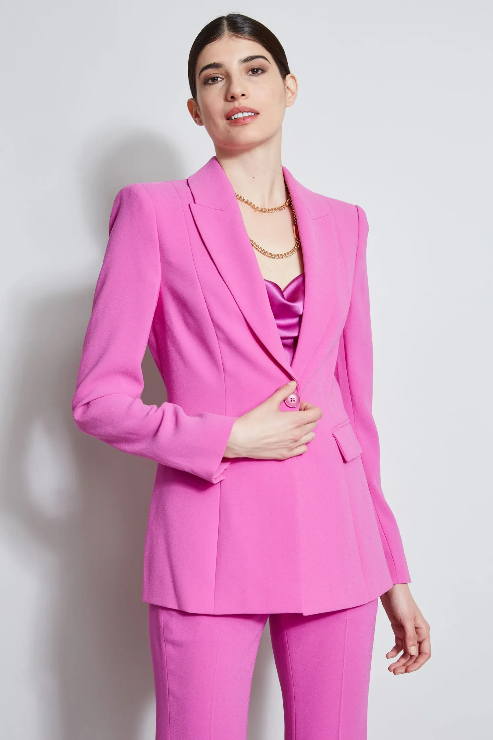 Elie Tahari Jackets & Blazers-Single Button Blazer PEONY