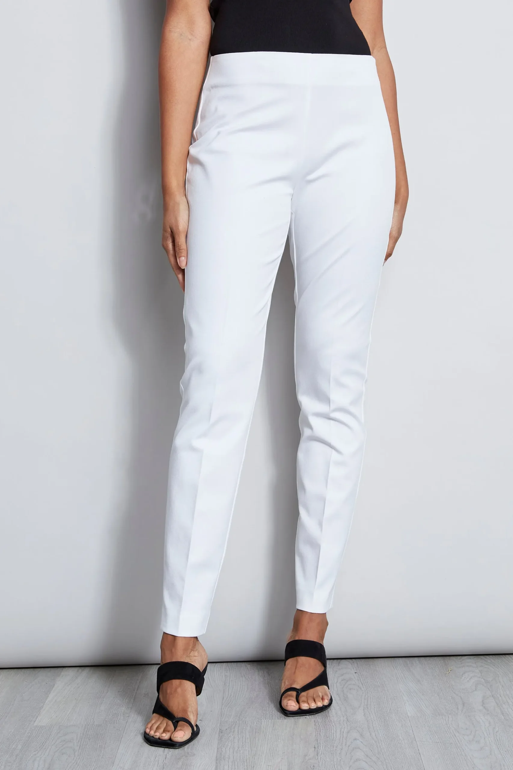Elie Tahari Bottoms-Skinny Long Pant WHITE