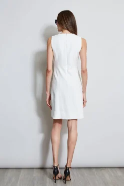 Elie Tahari Dresses & Jumpsuits|Sleeveless Dresses-Sleeveless Keyhole Ring Dress FOAM