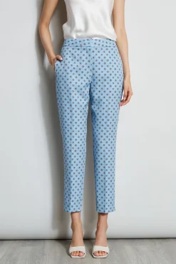 Elie Tahari Bottoms-Sun Print Pant SUNBLUEPRINT