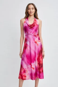 Elie Tahari Dresses & Jumpsuits-Venetian Glass Halter Dress MULTI