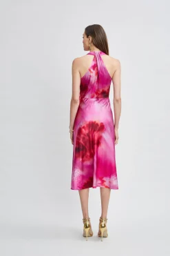 Elie Tahari Dresses & Jumpsuits-Venetian Glass Halter Dress MULTI