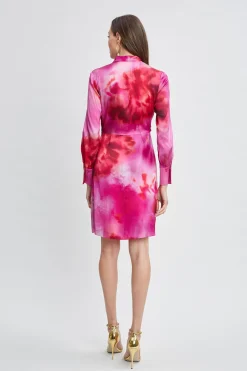 Elie Tahari Dresses & Jumpsuits-Venetian Glass Mock Wrap Dress MULTI