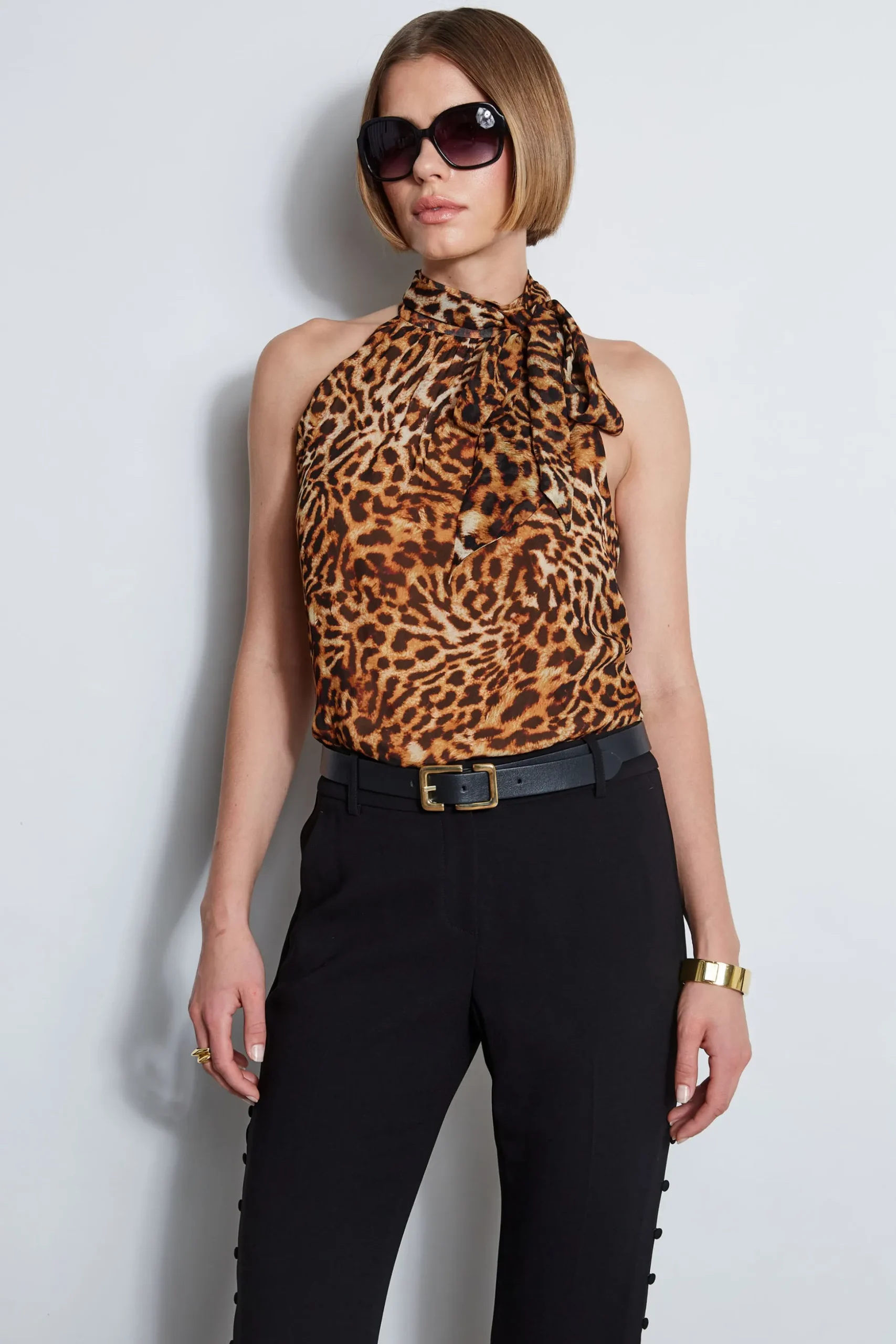 Elie Tahari Tops & Sweaters-Wildcat Halter Top MULTI