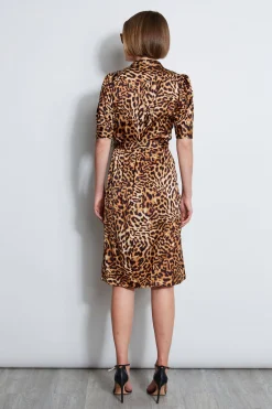Elie Tahari Dresses & Jumpsuits|Short Sleeve Dresses-Wildcat Shirt Dress MULTI